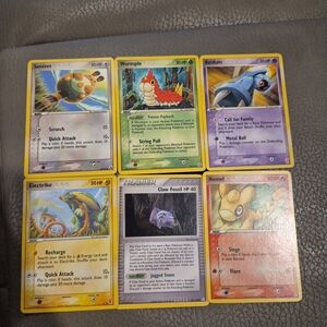 Pokemon Trading Cards - Yellow and Blue